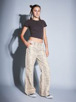 Pantalón Recto Estampado