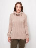 Sweater con Trenzas en Delantero Cuello Tortuga