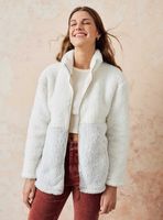 Polar Peludo con Cierre y Cuello Alto