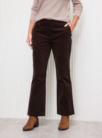 Pantalón Recto de Pana Bolsillos Delanteros