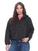 Chaqueta Manga Larga con Capucha y Bolsillos con Tapeta