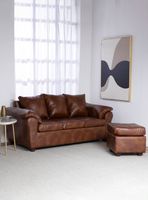 Sofá Ezeiza + 1 Pouf Pu