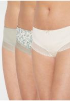 Pack 3X Pantaleta Algodón P314.0024-VER Kayser