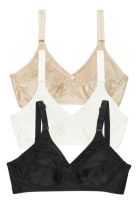 Pack 3x sosten microfibra P350513-SUR Kayser