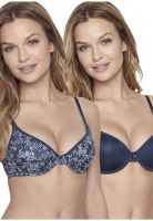 Pack 2X Sosten Push Up Microfibra P250.023-AZU7 Kayser