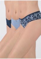 Pack 3x pantaleta microfibra P314.15-AZU7 Kayser