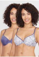 Pack 2X  Sosten  Push Up Microfibra P250.023-AZU6 Kayser