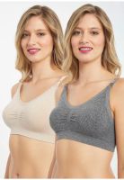 PACK 2X  SostenMaternal  Microfibra P250.5601-NEG1 Kayser