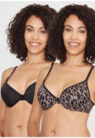 Pack 2X  Sosten  Push Up Microfibra P250.023-NEG1 Kayser