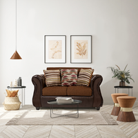 Sofá Verona 2C Tela Café