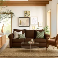 Sofá 3 Cuerpos Pavia Café Tela – Confort y Estilo para tu Hogar