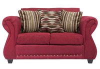 Sofá Roma 2C Tela Rojo