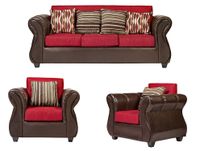 Living 3-1-1 Tela Girona Rojo