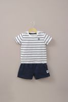 Conjunto polera y short azul de niño