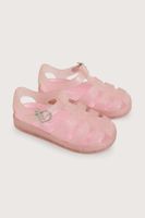 Sandalia aqua rosada de niña hebilla