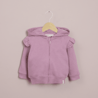 Polerón lila de niña