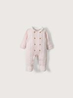 Oso Quilted Bebe Niña Rosado