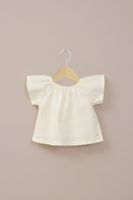 Polera broderie amarilla de niña