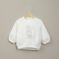 Polerón blanco disney de niña