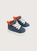 Zapatilla Alta Casual Azul Niño