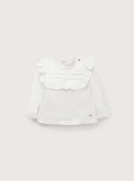 Polera Infant Niña Blanca Vuelos
