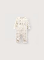 Pijama blanco de niño con estampado de planetas