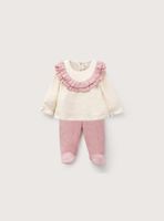 Conjunto Bebe Niña Rosa Viejo