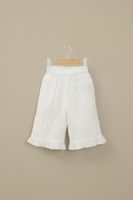 Pantalón palazzo blanco de niña