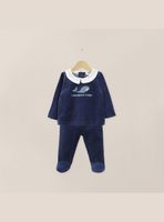 Conjunto Plush Bebe Niño Azul Marino