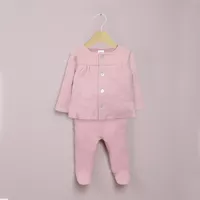 Conjunto clínica rosado de bebé niña