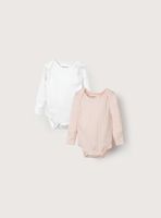 Pack De 2 Bodys Algodón Acanalado Niña