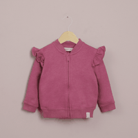 Polerón burdeo de niña