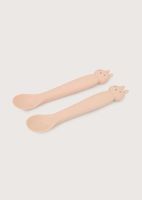 Set 2 cucharas conejo rosado