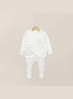 Conjunto Tejido Bebe Unisex Blanco