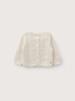 Chaleco Infant Niña Calado Blanco