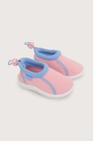 Sandalia aqua con ajuste rosada de niña