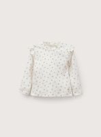 Polera Rib Infant Niña Blanca