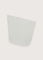 Bolsa silicona 250 ml transparente blanca