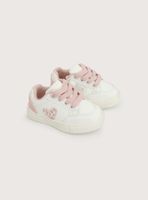 Zapatilla Urbana Blanca Rosada Niña