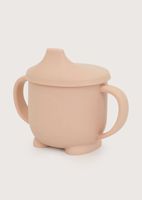 Vaso entrenamiento con doble asa rosado