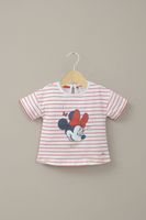 Polera a rayas blanca disney de niña
