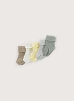 Calcetines suaves en tonos neutros (pack de 5)