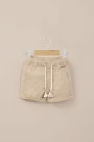 Short de gabardina beige de niño