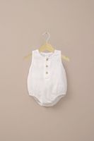 Bombacho blanco de bebé niña