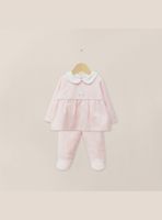 Conjunto Plush Bebe Niña Rosado