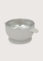 Bowl antideslizante con acero inoxidable gris