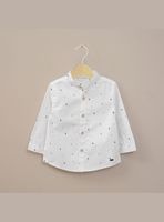 Camisa Infant Niño Estampada Blanca