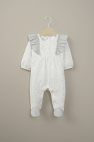 Osito blanco estampado de bebé niña