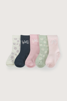 Pack de 5 calcetines disney rosado niña