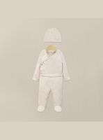 Conjunto Clínica Bebe Unisex Crema